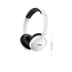 AURICULAR CON MICROFONO PHILIPS SHL5005WT/00 HEADPH/3.5MM/BLANCO