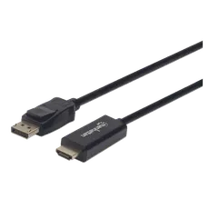 CABLE DP/HDMI 153188 3MT FHD/60HZ BOLSA NEGRO