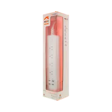 FILTRO DE LINEA NEXXT WIFI NHP-E610 1.8M/4 TOMAS + 4 USB BLANCO