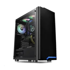 GABINETE THERMAL H100 BLACK TG 1FAN BLU CA-3L4-60M1WU-00 FUENTE 600W 80P IN