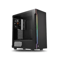 GABINETE THERMAL H200 BLACK TG RGB 1FAN CA-3M3-60M1WU-00 FUENTE 600W 80P IN