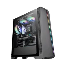 GABINETE THERMALTAKE H350 TG RGB CA-1R9-00M1WN-00 VIDRIO 1FAN ATX NEGRO
