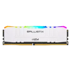 MEMORIA RAM DDR4 8GB 3000 CRUCIAL BL8G30C15U4WL BALLISTIX RGB WHITE