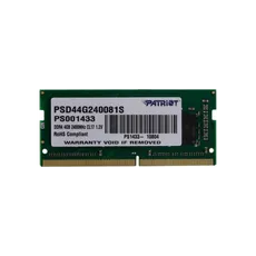 MEMORIA RAM P/ NB DDR4 4G 2400 PATRIOT SIGNATURE LINE PSD44G240081S SL