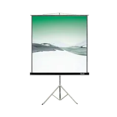 PANTALLA PROYECTOR KLIP 120" KPS-104B 4:3 MANUAL C/TRIPE NEGRO