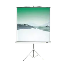 PANTALLA PROYECTOR KLIP 86" KPS-102 4:3 MANUAL C/TRIPE BLANCO