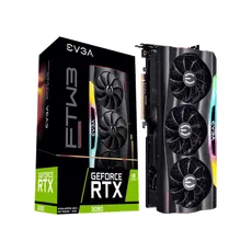 PLACA DE VIDEO EVGA RTX3080 FTW3 ULTRA GAMING 10GB DDR6X 10G-P5-3897-KR LED ARGB