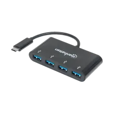 SPLITTER USB-C/USB-A 162746 3.1/4 PUERTOS/DATOS/CARGA 5V