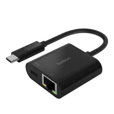Adaptador Belkin USB-C a Ethernet y Carga INC001BTBK