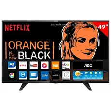 Televisor AOC 49" LED FHD con Wi-Fi/HDMI/USB/Bivolt