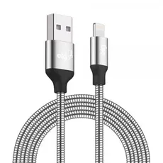 Cable ELG Blindado Inox USB a Lightning - 1 metro