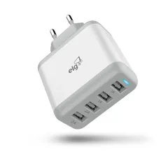 Cargador de Pared ELG con 4 entradas USB 4.8A/24W