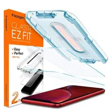 Protector de pantalla Spigen para iPhone 11 y XR EZ FIT GLAS.tR SLIM