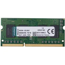 Memoria RAM DDR3 Kingston 2GB 1600MHz KVR16S11S6/2