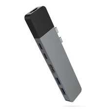 Adaptador Hyper+ Hub NET 6-en-2 USB-C