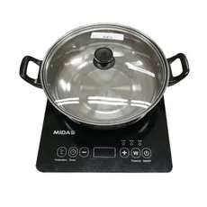 Cocina a induccion Midas de 1 hornalla MD-PI18C