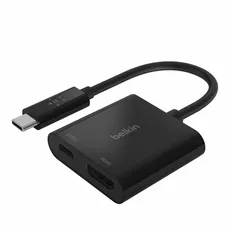 Adaptador Belkin USB-C a HDMI + USB-C AVC002BTBK