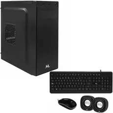 Kit Gabinete Mtek Barebone con Fuente + Speaker + Teclado Español + Mouse DK05