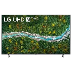 Televisor LG UHD AI ThinQ 75'' UP77 4K Smart TV, α5 AI Processor, Magic Remote