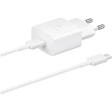 Cargador de pared Samsung 15W Power Adapter con cable USB-C de 1 metro