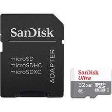 Tarjeta microSD SanDisk Ultra de 32GB de 100MB/s SDSQUNR-032G-GN3MA