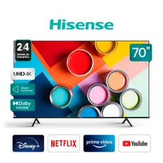 Televisor Hisense 70″ UHD A6H