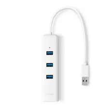 Adaptador TP-LINK USB 2 en 1 con Hub de 3 Puertos USB 3.0 y Adaptador Ethernet Gigabit UE330