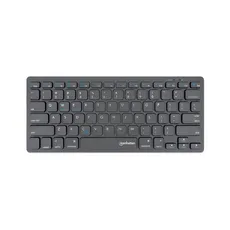TECLADO WIRELESS MANHATTAN 179935 ULTRA SLIM INGLES NEGRO