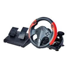 VOLANTE Y PEDAL GAMER MULTILASER JS087 PC/PS3/PS4/XBOX