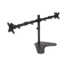 SOPORTE PARA 2 MONITORES MANHATTAN 461559 13" A 32" 8KG INCL 45°/GIRO 180° NEGRO
