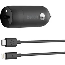 Cargador Vehicular Belkin CCA003BT04BK USB-C + Cable USB-C/Lightning