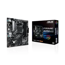 PLACA MADRE ASUS AM4 PRIME A520M-A II V/S/R/HDMI/DP/M2/DDR4/MATX