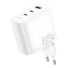 Kit Cargador Oraimo de 65W Blanco con Cable USB-C a USB-C