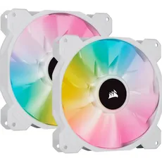 Kit de dos ventiladores con Lighting Node Core Corsair PWM de 140 mm iCUE SP140 RGB ELITE Performance