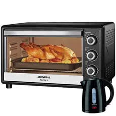 Horno Electrico Mondial Family II FR-42 220v + Hervidor Practic Hot CE-07