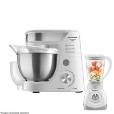Batidora Mondial Planetaria Premium BP-02P-W-TI + Licuadora Mondial Easy Power