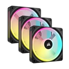 Cooler Corsair iCUE LINK QX120 RGB 120mm PWM PC Fans Starter Kit con iCUE LINK System Hub
