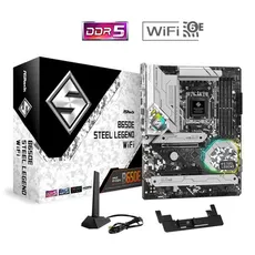 Placa madre ASROCK AM5 B650E STEEL LEGEND WIFI DDR5 HDMI DP USB-C LAN SOM