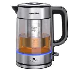 Hervidora electrica Electrobras GLASS FILTER de 1.7 litros EBJE-06