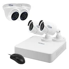Kit CCTV de Vigilancia Vizzion VZ-KIT0804 8 CH + 4 Cámaras