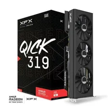 Placa de Vídeo XFX Speedster QICK 319 Black 12GB Radeon RX7700 XT GDDR6 RX-77TQICKB9