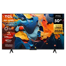 TELEVISOR 50" TCL 4K UHD SMART TV FRAMELESS GOOGLE TV 50P755
