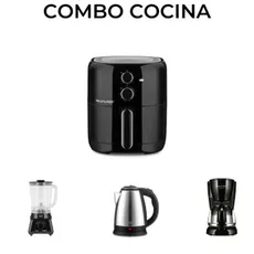 ¡COMBO EQUIPA TU COCINA! JARRA ELECTRICA + CAFETERA + FREIDORA SIN ACEITE + LICUADORA