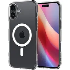 FUNDA PARA CELULAR SPIGEN IPHONE 16 CRYSTAL HYBRID MAG FIT WHITE ACS08225