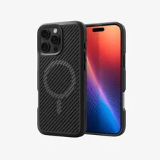 FUNDA PARA CELULAR SPIGEN IPHONE 16 PRO CORE ARMOR MAG FIT MATTE BLACK ACS08158