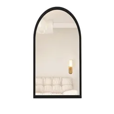 ESPEJO DE MATERIAL ALEACION DE ALUMINIO CON VIDRIO BORDE NEGRO