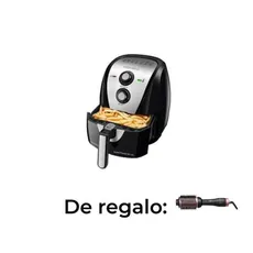 Combo Freidora Mondial Grand Family Inox de 5.5L + CEPILLO SECADOR MONDIAL ES-14-BI DE REGALO