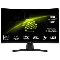 Monitor Gamer MSI Mag 242C 23.6" Full HD Curvo VA 180Hz / 1Ms