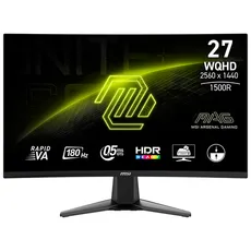 Monitor Gamer MSI Mag 27CQ6F 27" WQHD Curvo VA 180Hz / 0.5Ms