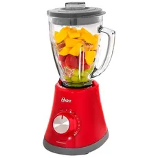 LICUADORA OSTER SUPER CHEF BLSTMG-RR8-357-1 8 VEL 750W JARRA DE VIDRIO ROJO